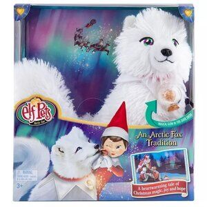 NWT - The Elf on the Shelf Elf Pets An Arctic Fox Tradition Plush and Book